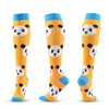 Amazon Cross-Border New Stockings Cartoon Love Men and Women Outdoor Sports Compression Socks