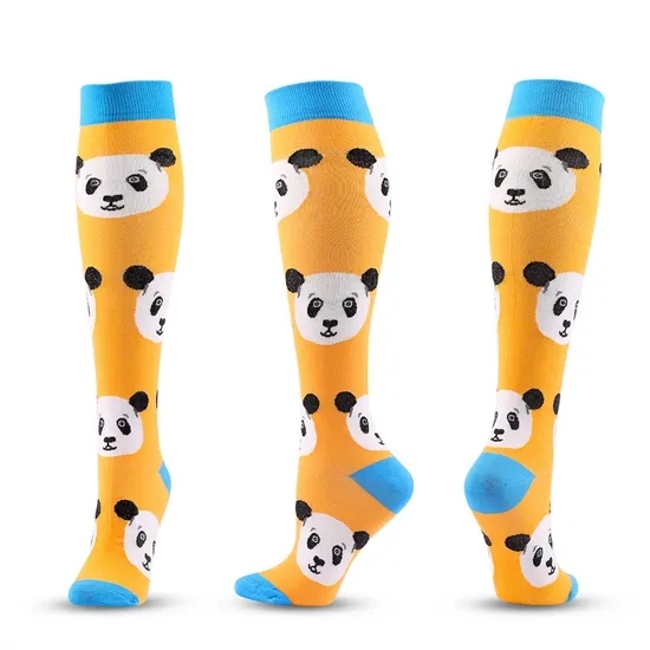 Amazon Cross-Border New Stockings Cartoon Love Men and Women Outdoor Sports Compression Socks