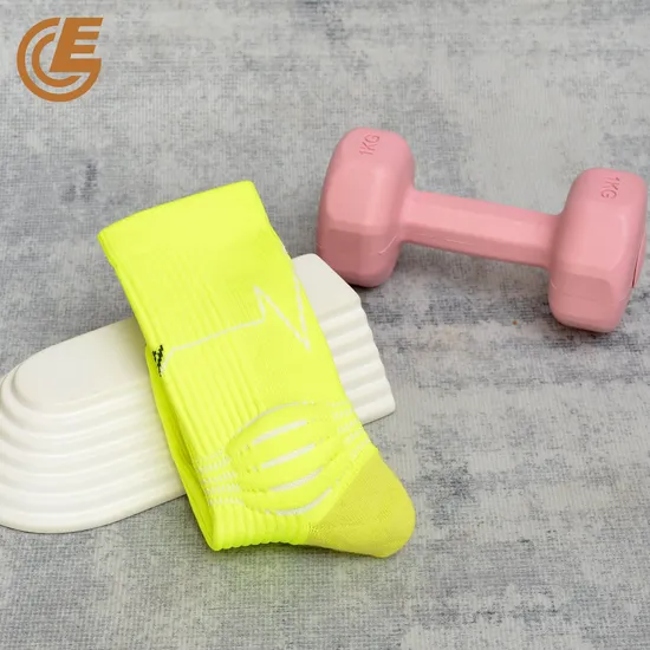 Elasticity Breathable Sweat-Absorbent Sports Compression Thicken Soles Socks