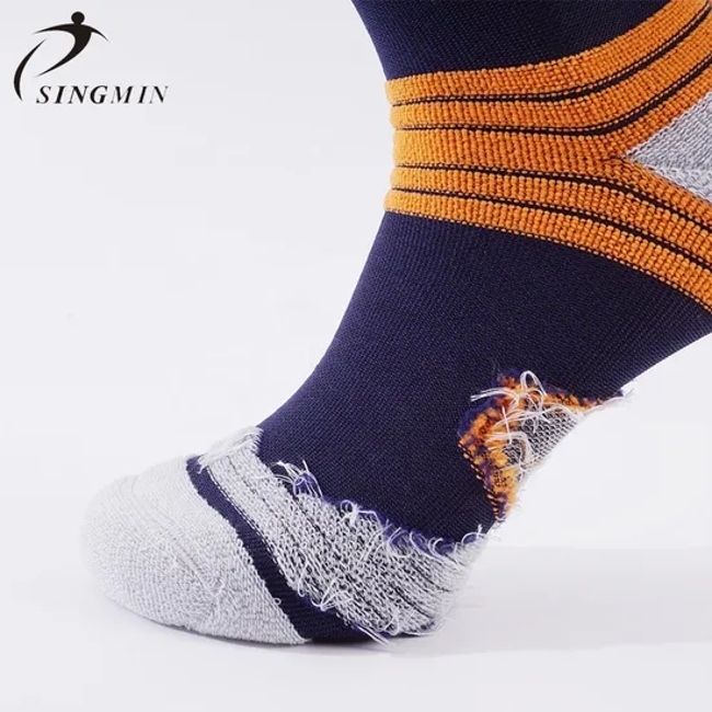 Knee High Football Socks Thick Towel Bottom Sports Socks Wholesale Compression Football Soccer Socks