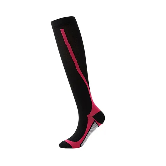 Non-Slip Sports High Stocking Compression Soccer High Elastic Breathable Socks
