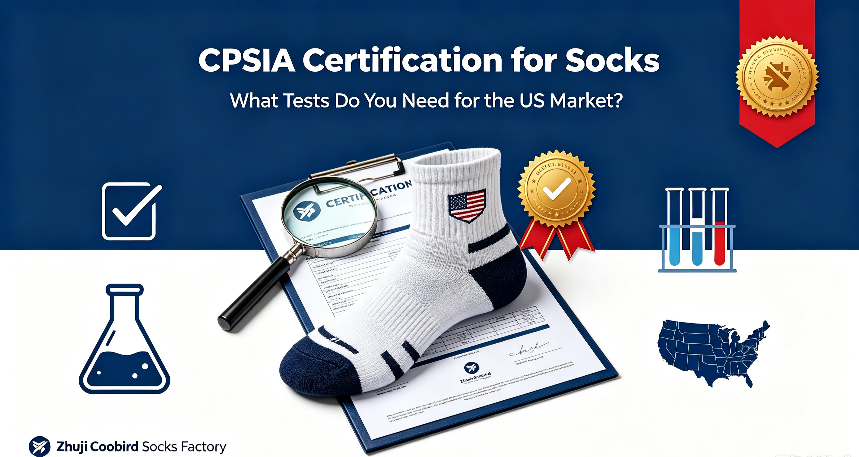 CPSIA Certification Guide: What Tests Do Socks Need for US Market Entry?