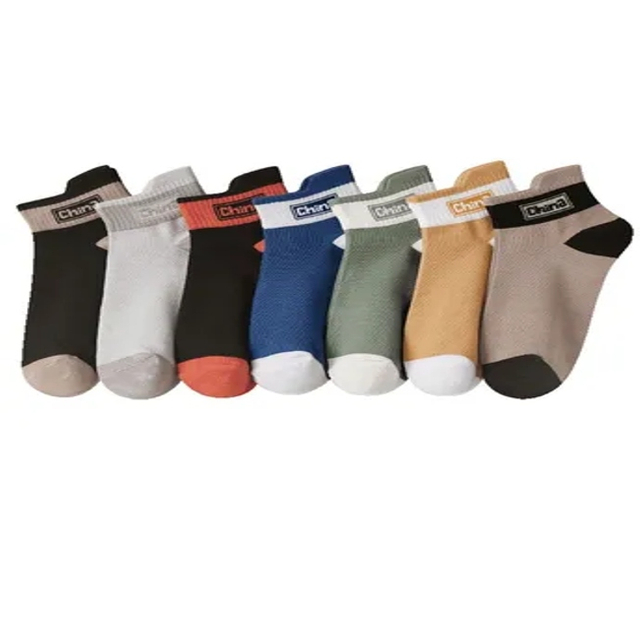 Wholesale Custom Logo Crew Cotton Men Socks Personalized Customised Design Bamboo Crazy Designer Anti Slip Socks