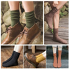 Wholesale Custom Logo Design Cotton Women Slouch School Socks