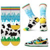 New Dk Mens Socks Crew Cactus Jack Socks Pure Cotton Sock Travis Scott Happy Sport Socks Hip Hop Skateboard Female Woman Socks