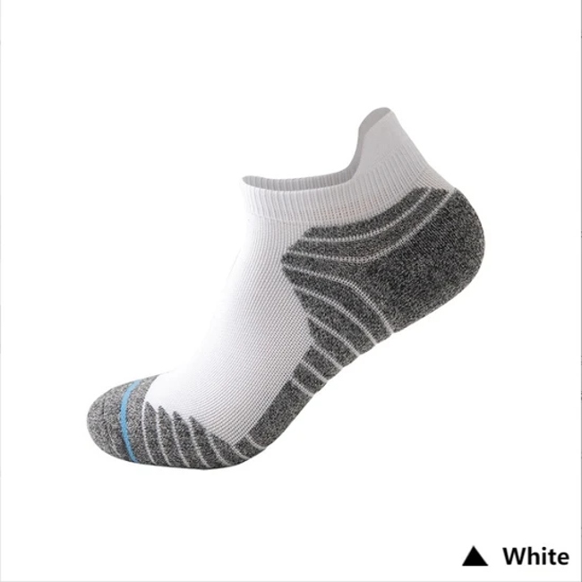 Elite Outdoor Basketball Socks with Towel Bottom and Short Tube Design