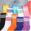 Customizable Logo New Men′s and Women′s MID Length Socks, Simple and Breathable Sports Socks