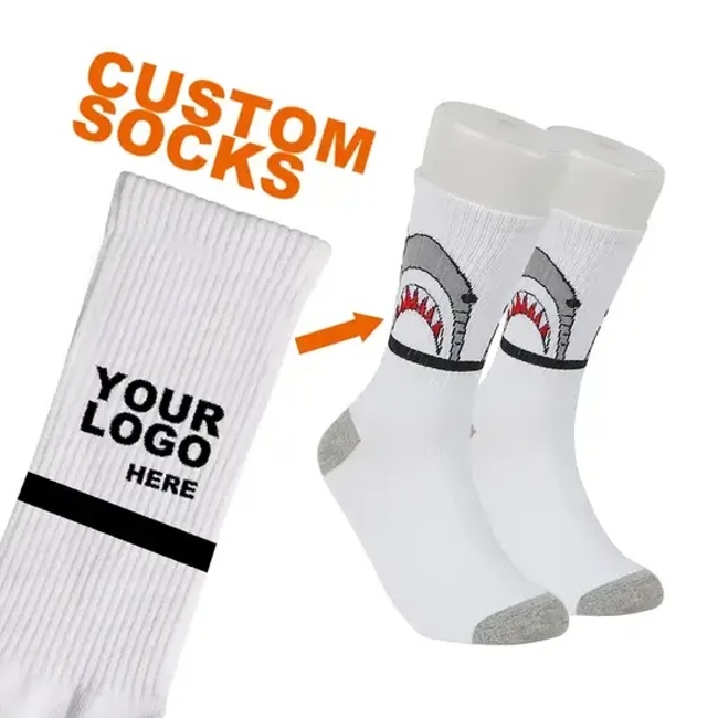 OEM Personalized Fashion Crew Custom Design Socks Bamboo Cotton Dress Sock