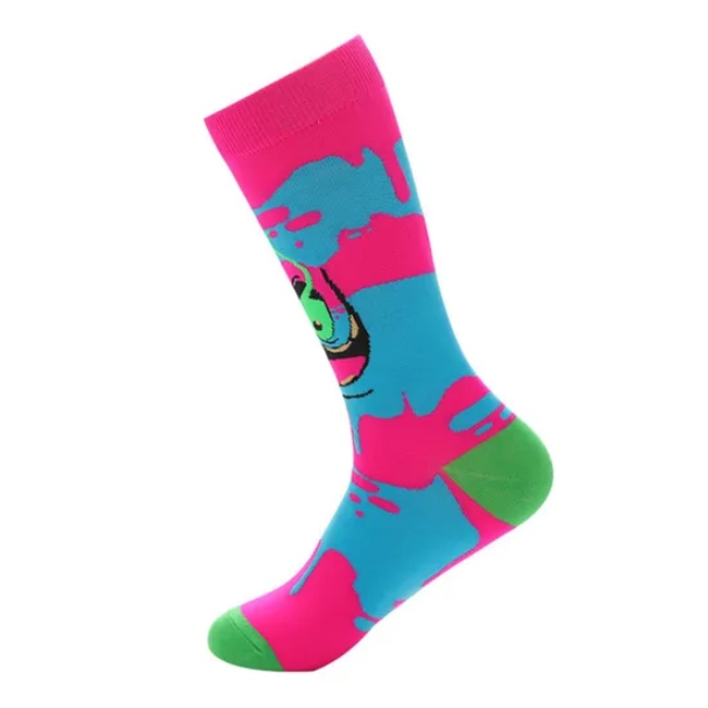 Custom Made America Style Cotton Fashion Men Crew Dress Socks Mens Funky Stylish Socks