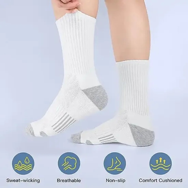 Customize Dry-Fit Cushion Bottom Basketball Football Sports Sock with Good Sweat Absorbing Function at Low Prices