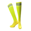 Trendy Yellow Stripe Soccer Socks for Men - Comfortable Sports Wear