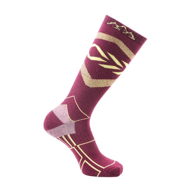 Outdoor Fine Merino Wool Sock Womens Athletic Hiking Walking Skiing Argyle Socks