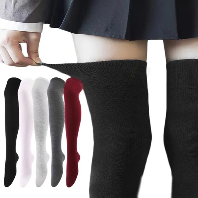 Manufacturer Knee High Women Logo Design Funny Cotton Professional Factory Performance Compression Girl Sports Custom Unisex Women Socks