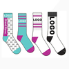 OEM Custom Logo Cushion Women Unsiex Black Fashion Dress Men Sports Gym Embroidery Cotton Compression Print Athletic Breathable Ccustom Socks