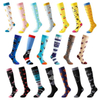 Custom Low MOQ Cartoon Funny Crew Printed Sports Compression Socks