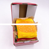 Trend crazy funny Hamburger crew cotton design socks