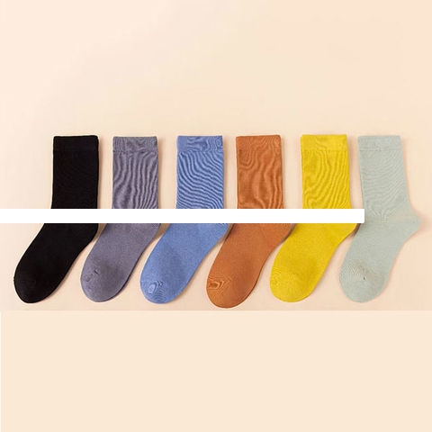 Wholesale Funny women girl fashion crew cotton design socks