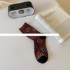 Wholesale High Quality Cotton Breathable Women Socks Custom Jacquard Design Crew Sport Socks