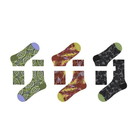 Renaissance Fall Fashion Original Design Retro Crew Socks Embossed Wind Combed Cotton Women s Socks