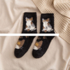 Wholesale Autumn And Winter Indoor House Keep Warm Custom Colour Crew Socks Coral Fuzzy Socks