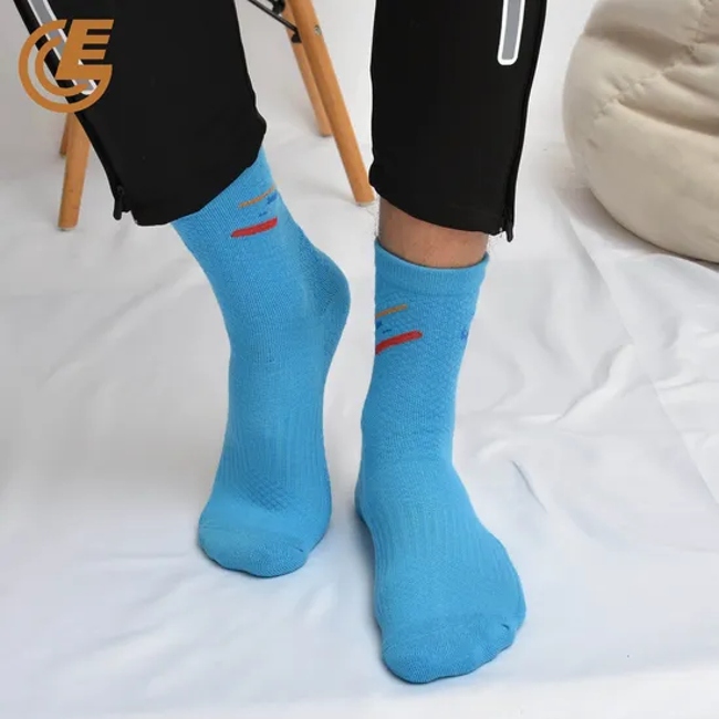 Simple Design MID-Tube Comfortable Anti-Bacterial Athletic Sports Compression Socks