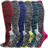 Custom Knee High 20-30mmhg Circulation Support Sports Compression Socks Nurse Nylon Spandex 20-30mmhg Medical Compression Socks