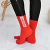 Qlm-320-15 Compression Sports Yoga Cashmere Thermal Woman Red Socks