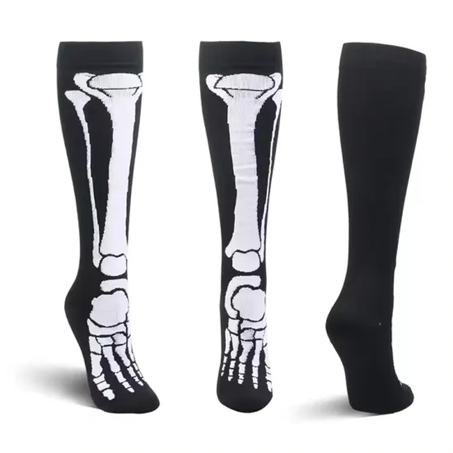 Halloween Socks for Women Girl & Men Fit Support Knee High Compression Socks