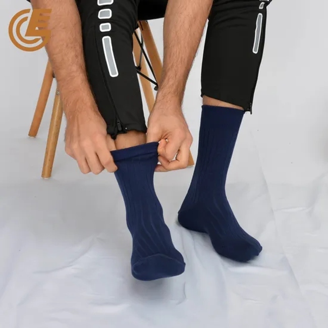 Qlm-329-4 Athletic Sports Wear Casual Sox Compression Men′s Socks