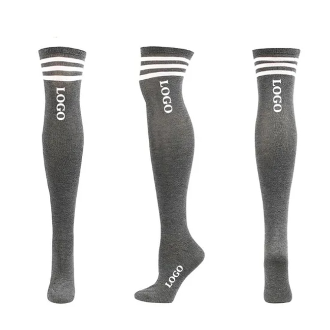 Spring Summer Men Women Knee High Socks Custom Logo High Quality Compression Socks with Cheap Price