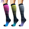 1 Pair Compression Socks Women and Men Stockings Best Medical Nursing Hiking Travel Flight Socks Running Fitness Socks