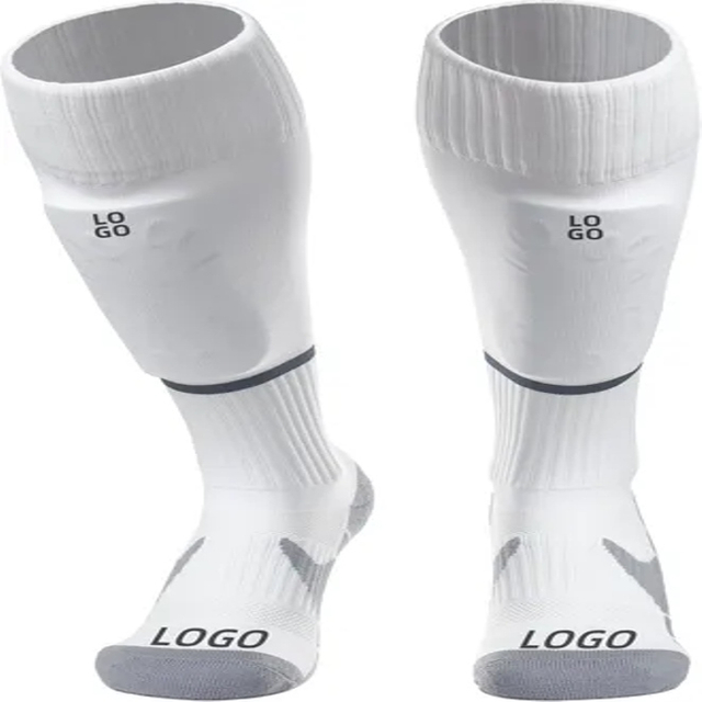 Customized Design Logo Top Quality Unisex Sports Compression Knee High Soccer Socks