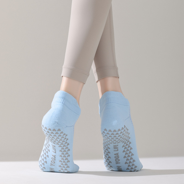 cost-effective products Silicone Non-slip Yoga Socks Hollow Out Mesh Thin Breathable Low Tube Dance Sports Socks Solid Color 