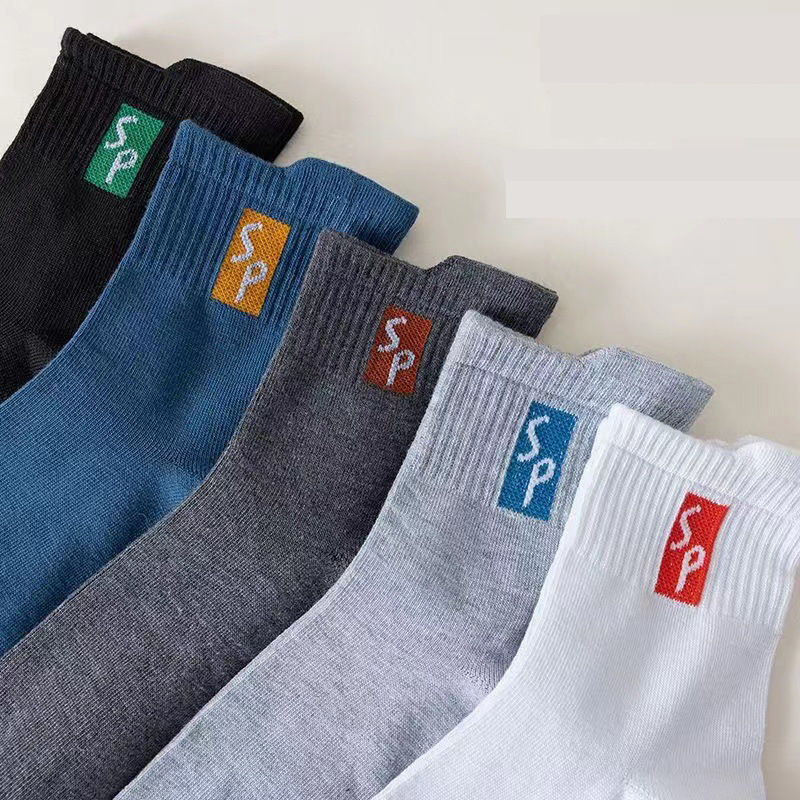 Price Match New Men's Sports Socks Cotton High Quality Casual Business Walk Socks Spring Autumn Fashion For Men Size 