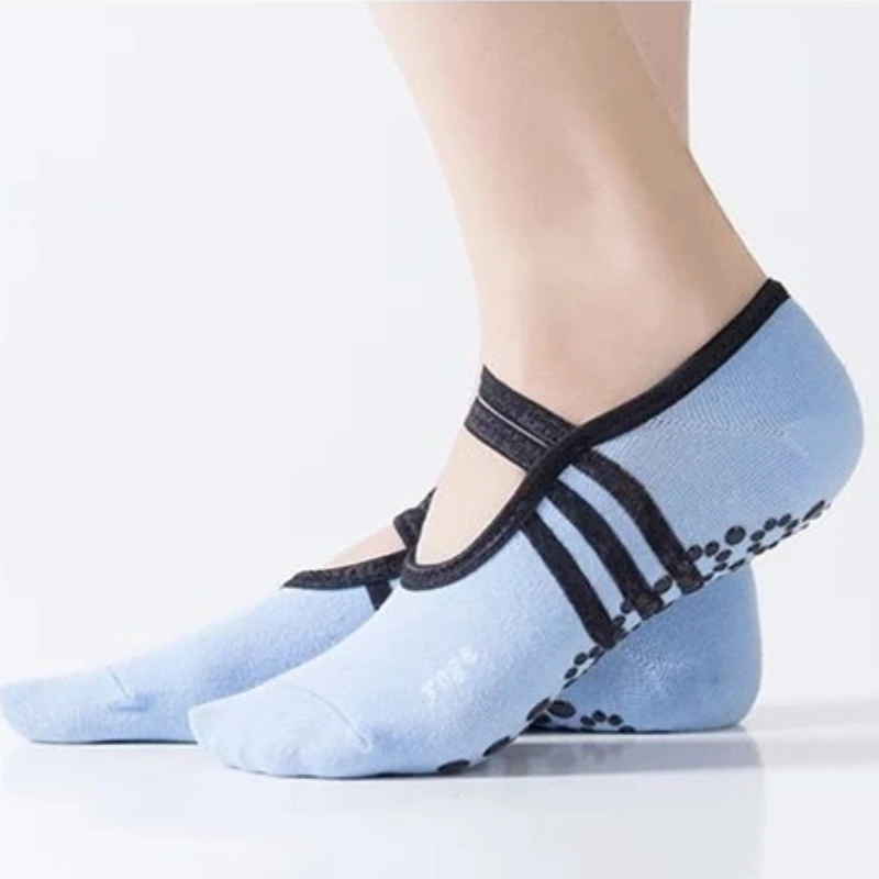personal use Mid Solid Color New Simple Calf Yoga Socks Pilates Socks Silicone Non-slip Fitness Socks Indoor Dance Gymnastic 