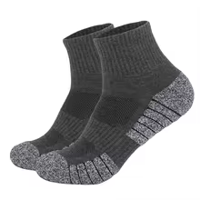 discount Men Women Cotton Running Socks Thick Towel Bottom Hiking Sports Socks Ankle-In-Tube Tennis Walking Badminton 