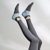 Chinese Brand Colors Sports Socks Cotton Mid-tube Bottom Professional Non-slip Silicone Indoor Fitness Socks Gym Dance Pilates 