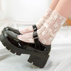 Competitive Pricing Women's Harajuku Kawaii Ladies Breathable Transparent Floral Lace Socks Sweet Mesh Fishnet Socks Soft Funny 