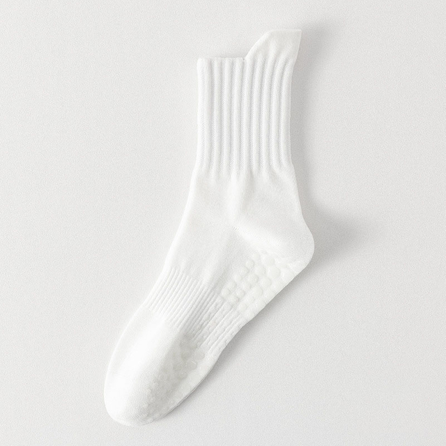 bespoke products Yoga Socks Men Cotton Silicone Non-slip Grip Pilates Crew 