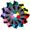 Warehousing Service Low Cut Men Socks Solid Color Stripe Breathable Cotton Socks Sport Short Socks Women Men Funny Ankle 