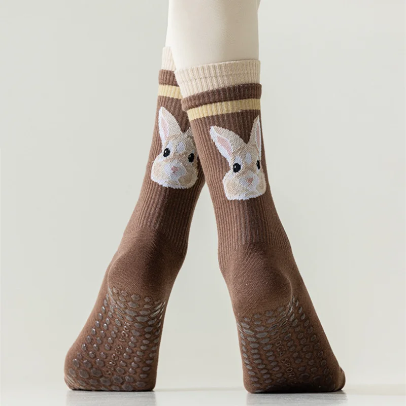 Inventory Management Animals Cartoon Cute Dance Sports Socks Women Professional Five Toes Yoga Socks High Quality Cotton 