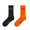 OEM Customised White Sokken Calcetines Sock-Stocking Custom Made Socks Fashion Logo Grip Socks Crew Happy Funny Sports Cotton Men Socks