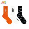 Custom Sock Sports Sock Stripe Sock Running Sock Athletic Sock by Adding All Designs of Logos in Various Sizes, Material and Colors