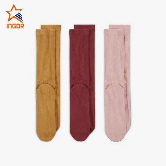 Ingor Sportswear Custom Socks Factory Wholesale Sport Unisex Soccer Football Cotton Socks