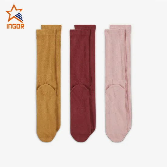 Ingor Sportswear Custom Socks Factory Wholesale Sport Unisex Soccer Football Cotton Socks
