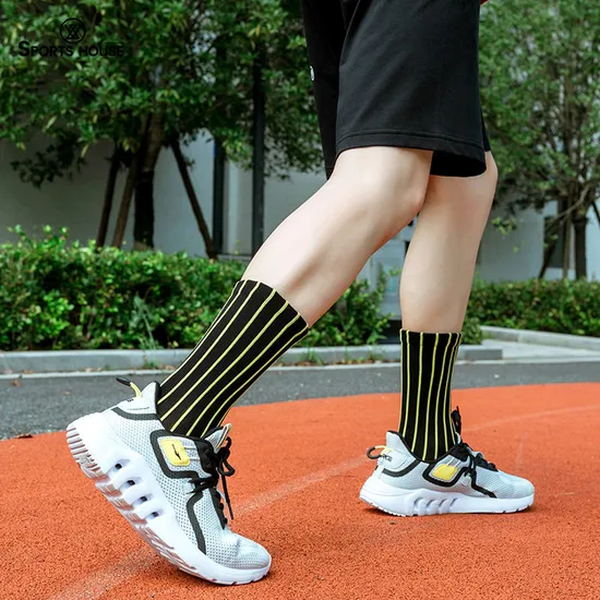 Gym Street Wear Sport Stocking School Children Custom Manufacturer Multi-Pack Mesh Ventilating Comfort Fit Running Cotton Sock Men Sock