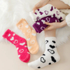 Cozy Fuzzy Socks for Womens Girsl, Non-Skid Gripper Bootom