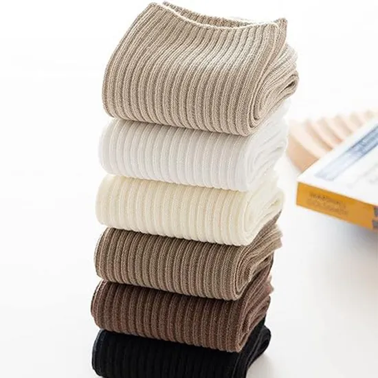 Hot Sale Custom Crew Socks Breathable Cotton Socks for Women