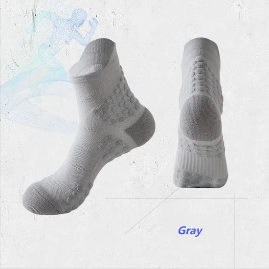 Marathon Long Distance Running Fitness Cycling Quick-Dry Athletic Massage Bottom Running Socks