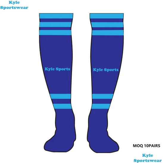 Custom Unisex Football Socks Hockey Socks High Knee Stockings Rugby Socks
